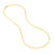 14K Yellow Gold 3.00mm Solid Diamond Cut Rope Chain with Lobster Lock