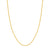 14K Yellow Gold 3.00mm Solid Diamond Cut Rope Chain with Lobster Lock