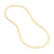 14K Yellow Gold 3.75mm Solid Diamond Cut Rope Chain with Lobster Lock
