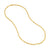 14K Yellow Gold 4.50mm Solid Diamond Cut Rope Chain with Lobster Lock