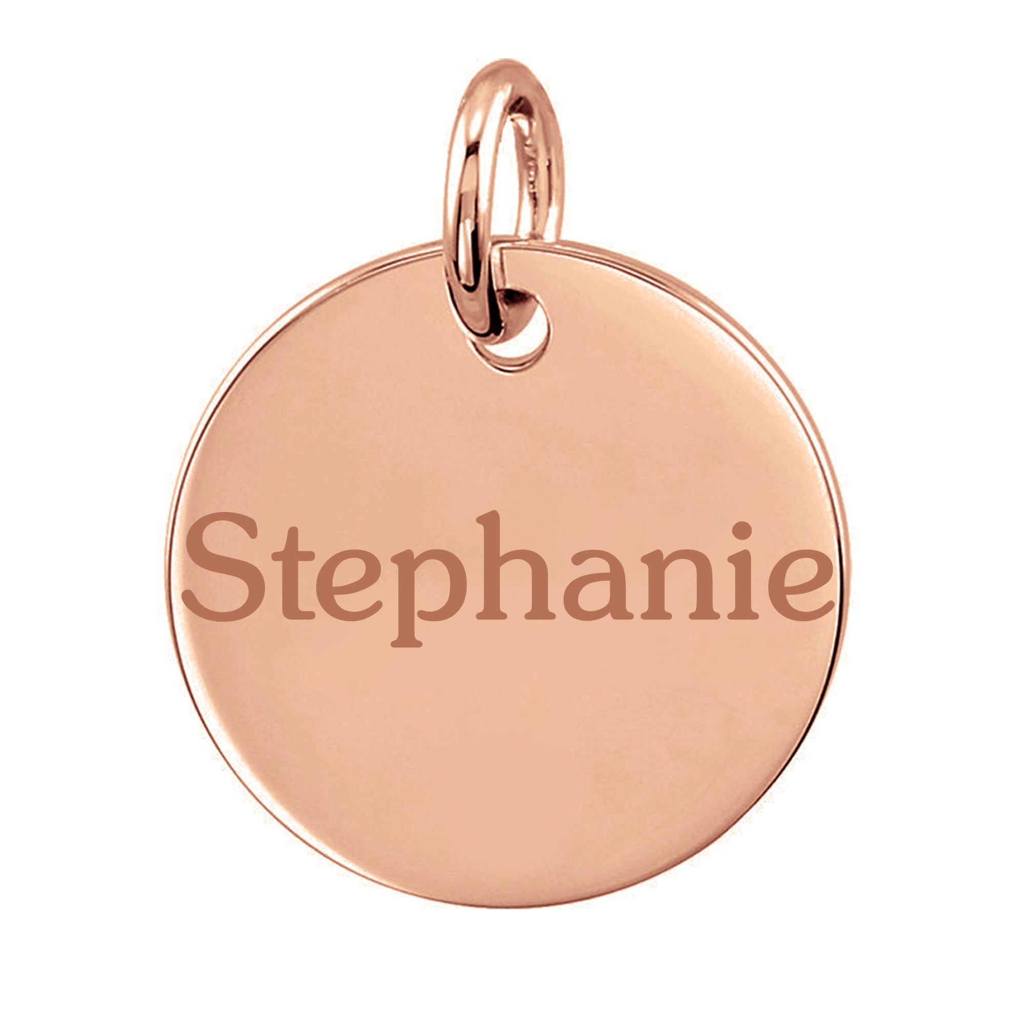 Personalized Extra Large Disc Pendant