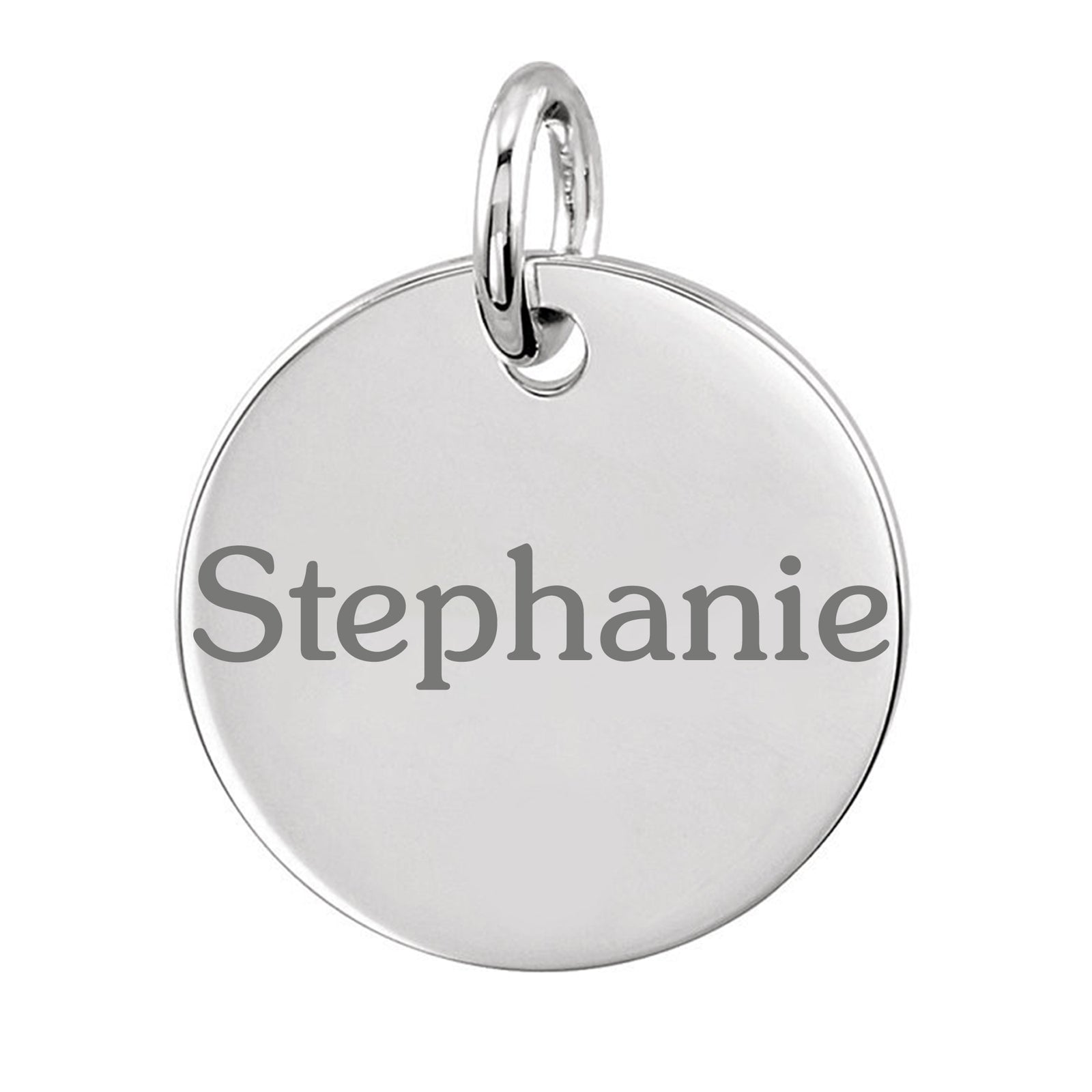 Personalized Extra Large Disc Pendant