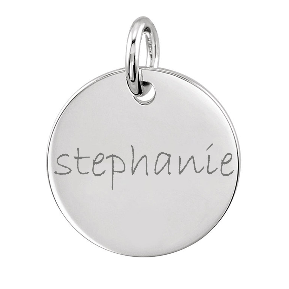 Personalized Extra Large Disc Pendant