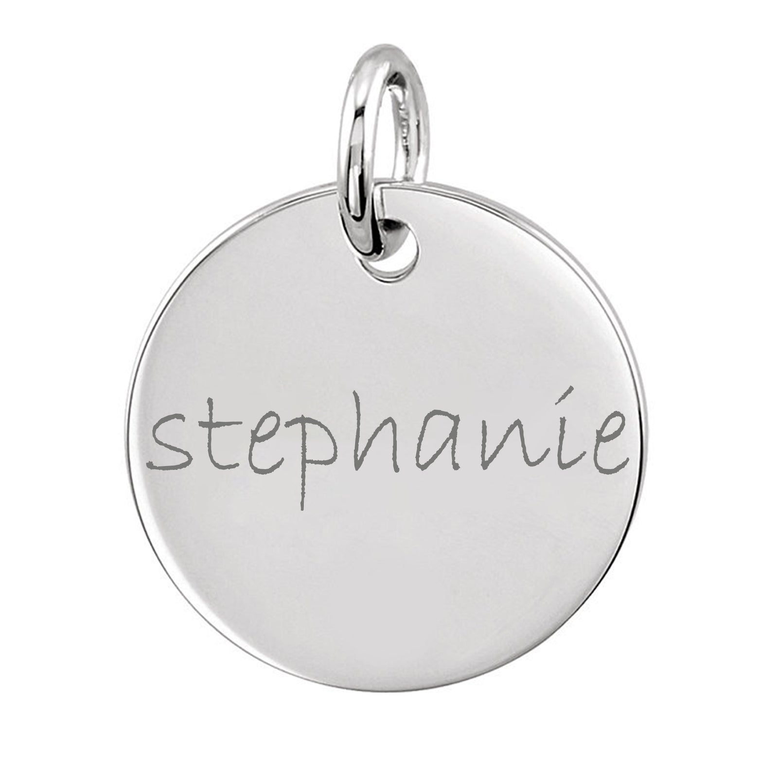Personalized Extra Large Disc Pendant