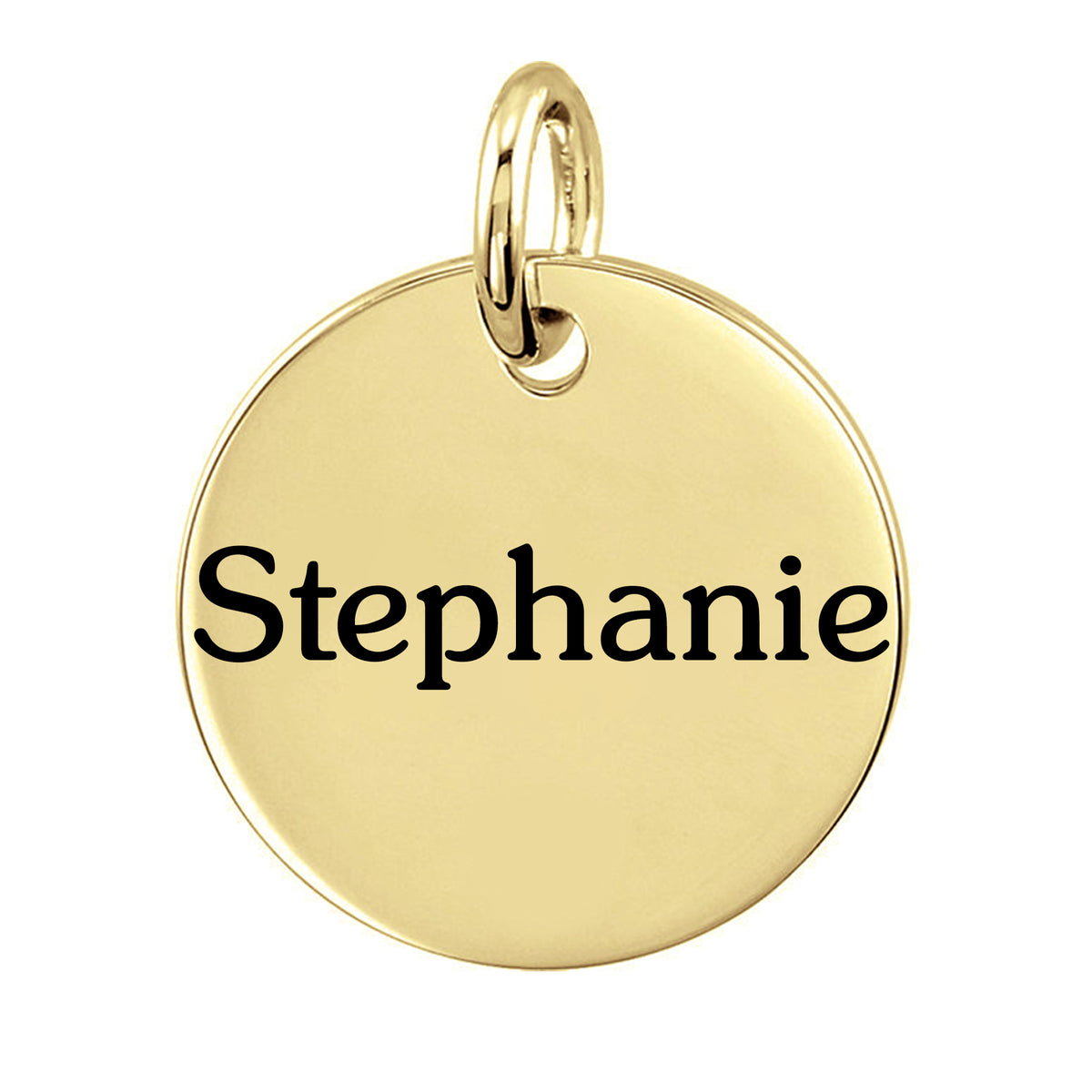 Personalized Extra Large Disc Pendant