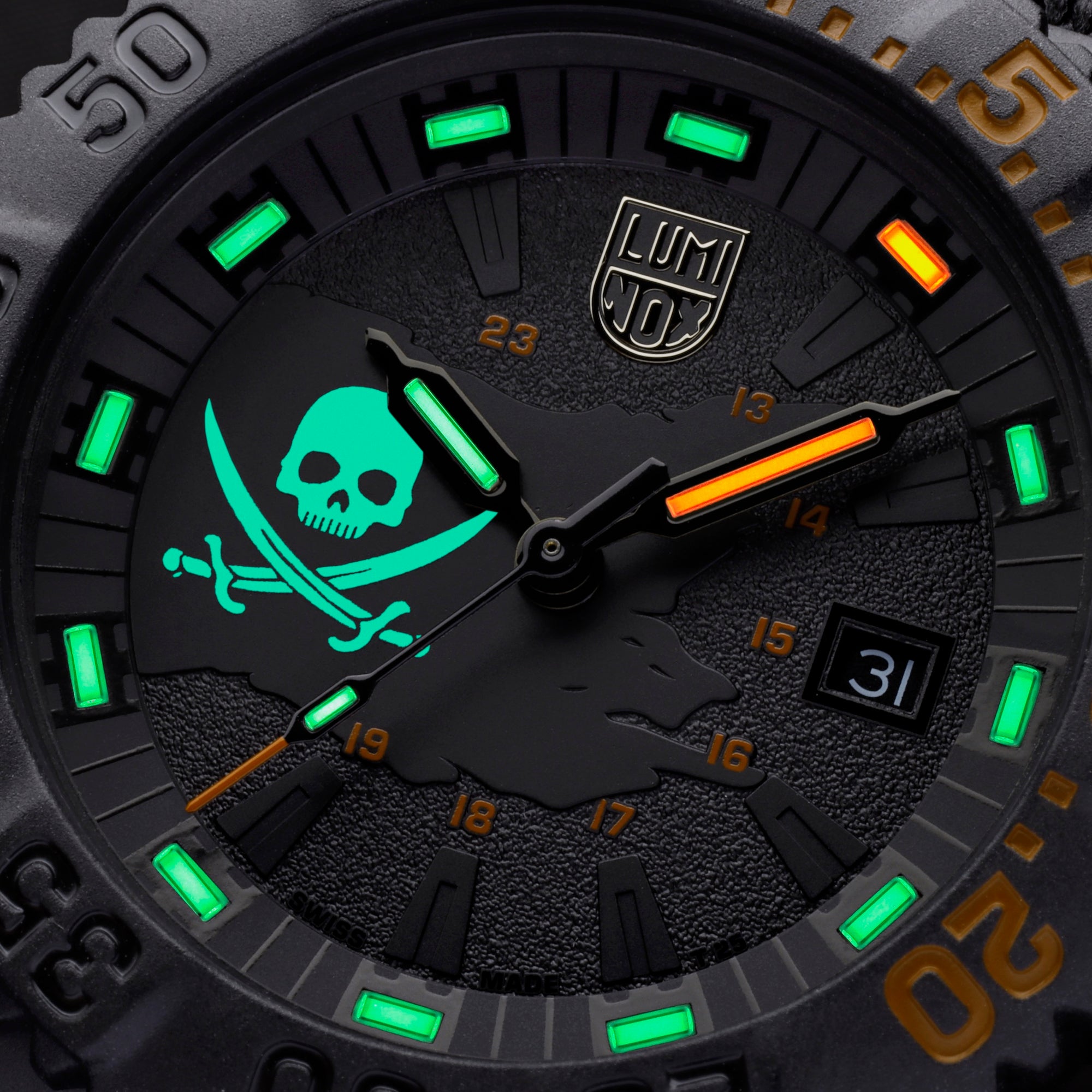 Luminox Limited Edition Navy Seal Jolly Roger Pirate Series 3051.PIR.LE