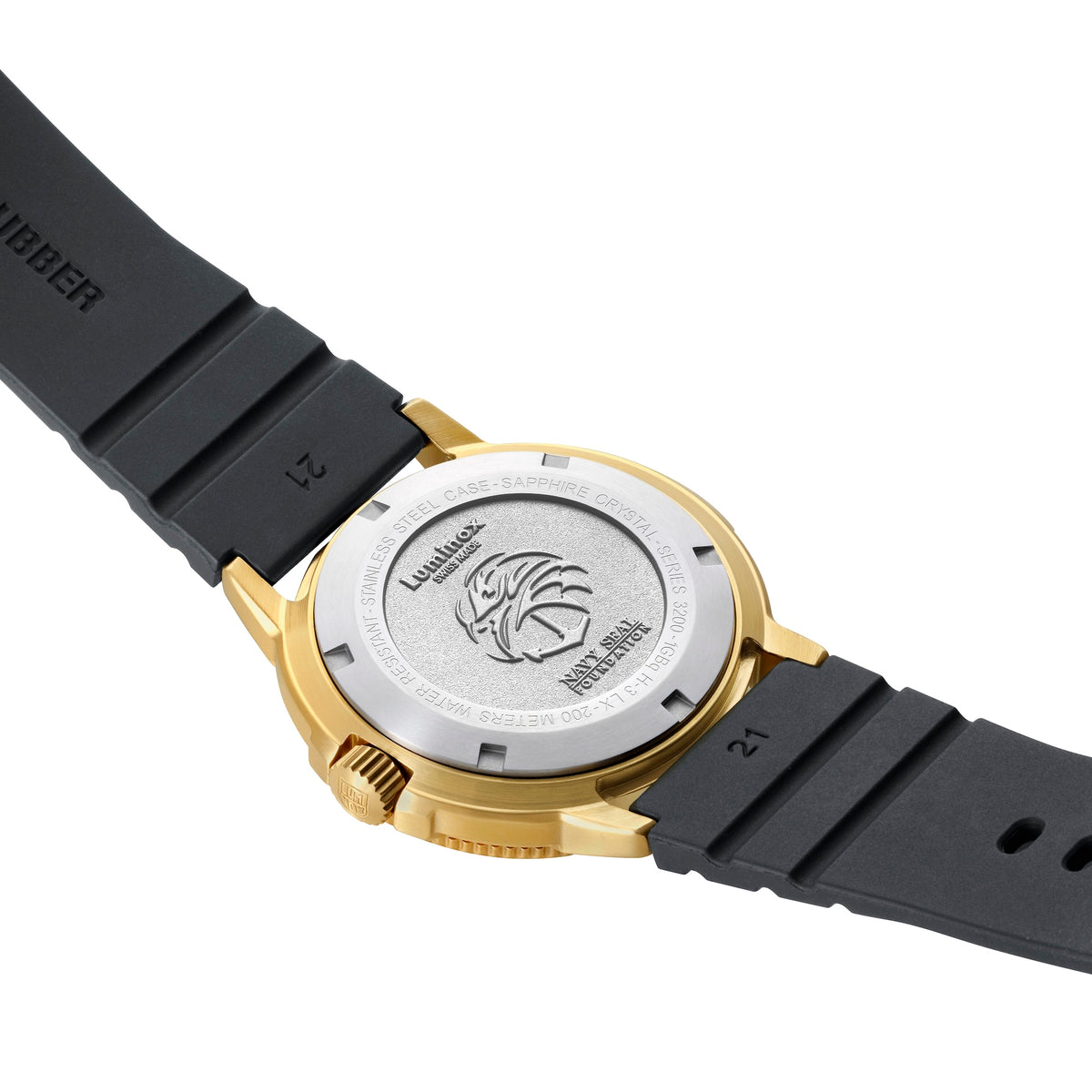 Luminox Navy SEAL Foundation 25th Anniversary 3220 Series Gold Color Edition 3221.NSF