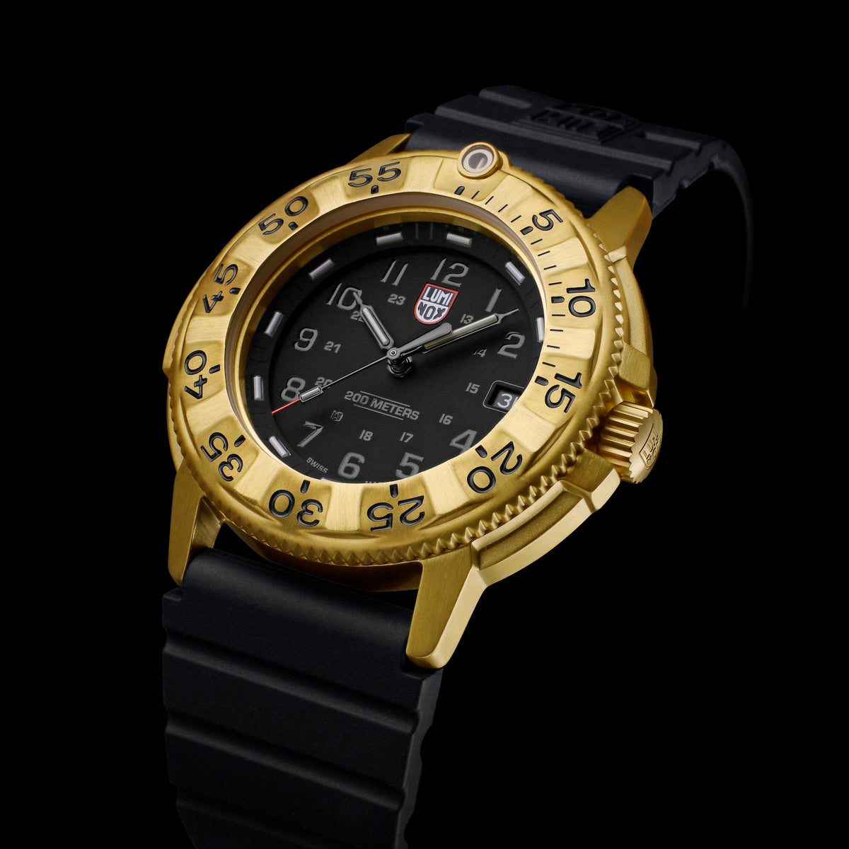 Luminox Navy SEAL Foundation 25th Anniversary 3220 Series Gold Color Edition 3221.NSF