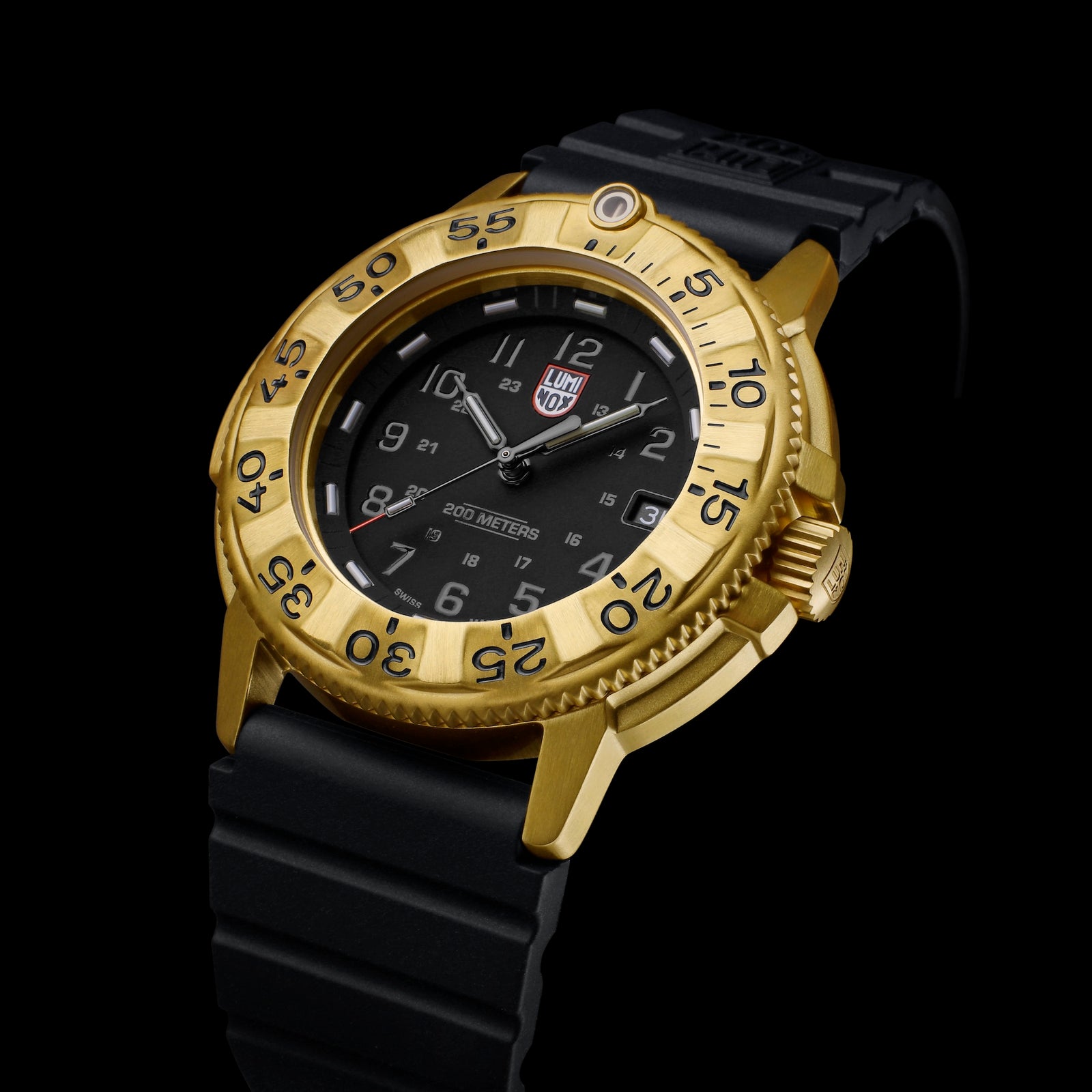 Luminox Navy SEAL Foundation 25th Anniversary 3220 Series Gold Color Edition 3221.NSF