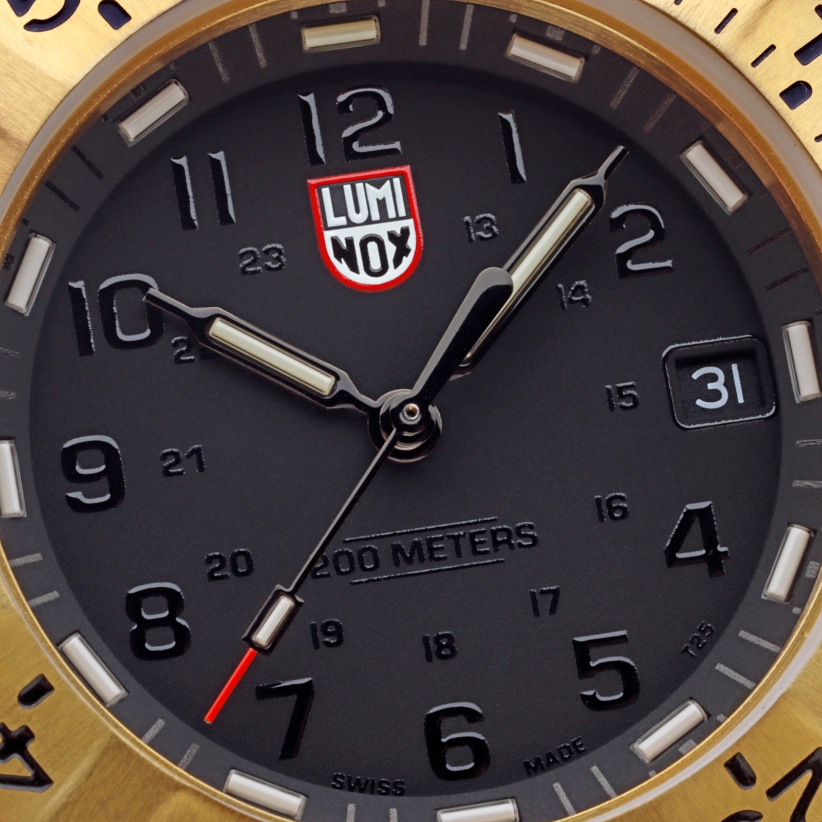 Luminox Navy SEAL Foundation 25th Anniversary 3220 Series Gold Color Edition 3221.NSF