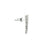 14K White Gold 0.23cttw. Diamond Curved Dangle Earrings