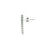 14K White Gold 0.23cttw. Diamond Curved Dangle Earrings