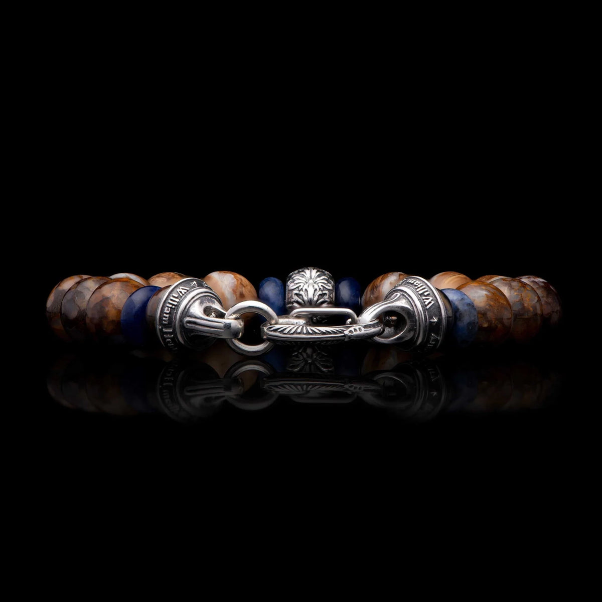 William Henry Sand and Sea Beaded Bracelet