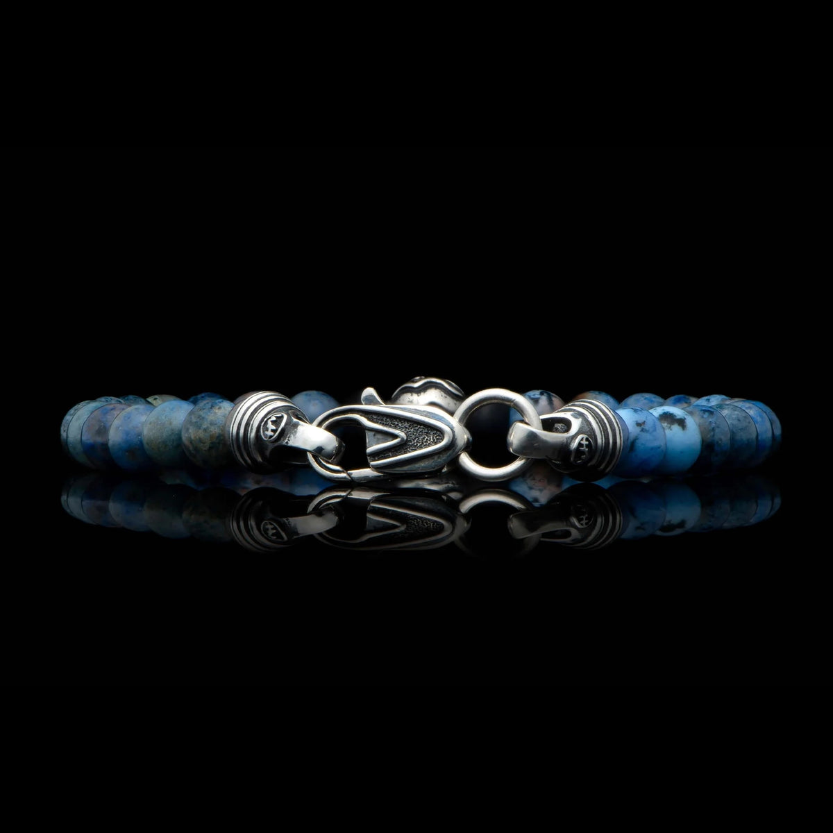 William Henry Brookings Dumortierite Beaded Bracelet