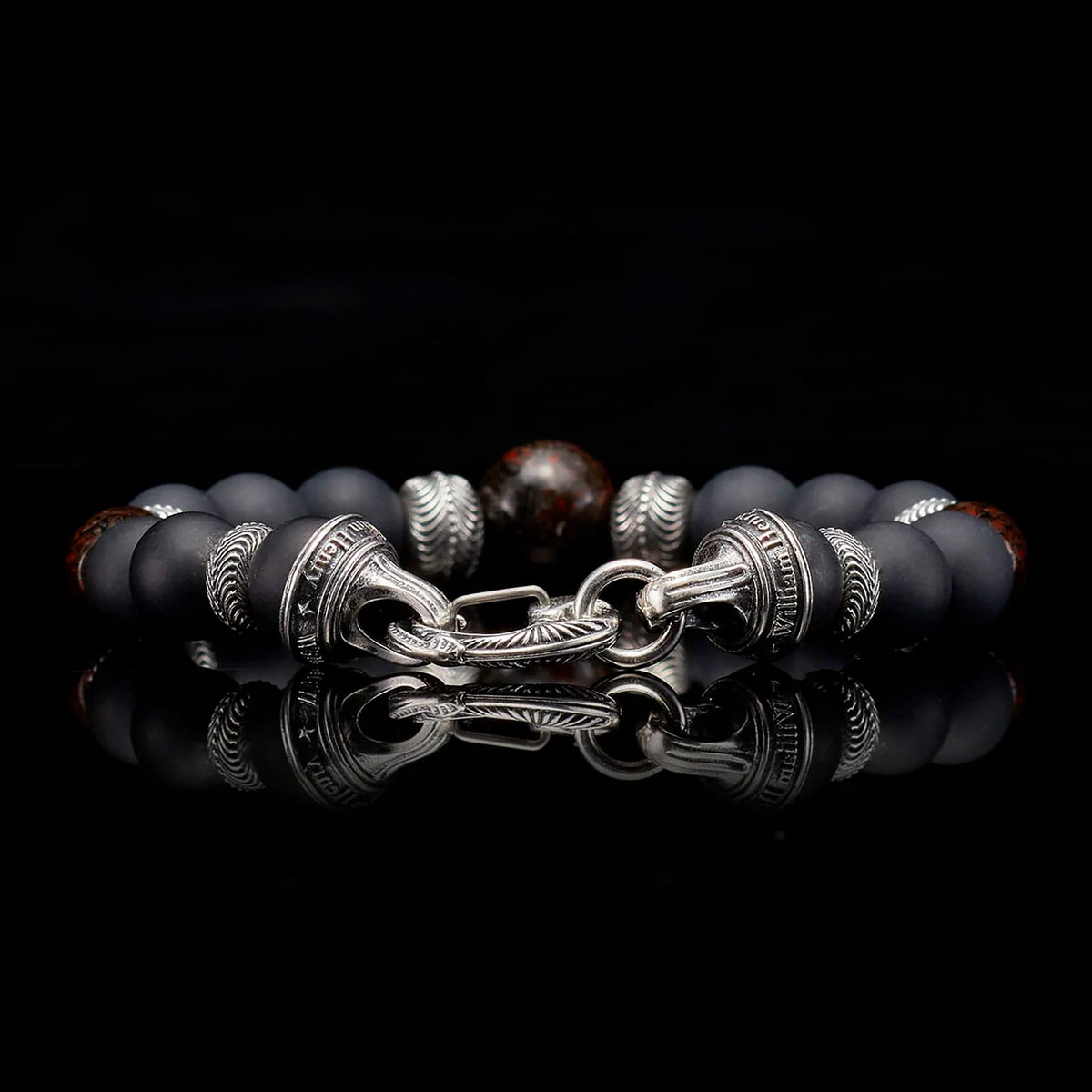 William Henry Magma Beaded Bracelet