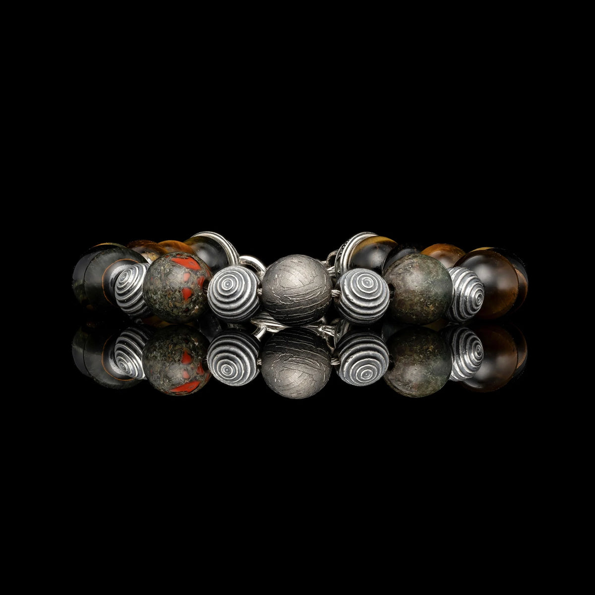 William Henry Tigron Beaded Bracelet