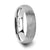 Thorsten Perseus Fingerprint Engraved Domed Brushed Tungsten Ring Brushed Ring (4-8mm) F1299-FBBT