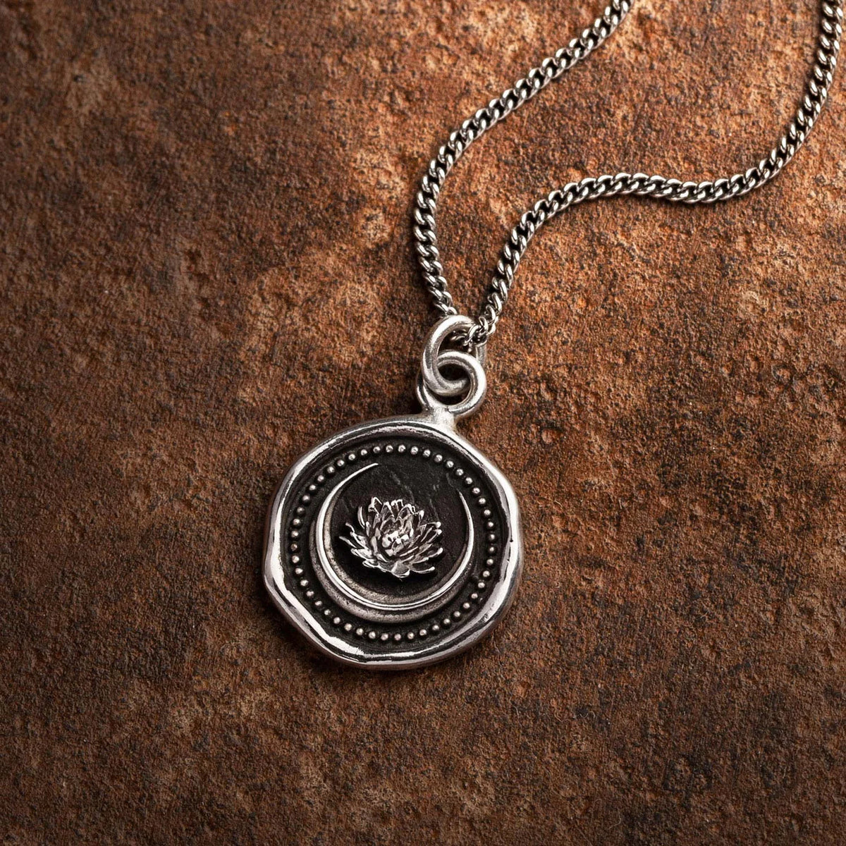 Lotus Flower Talisman Necklace