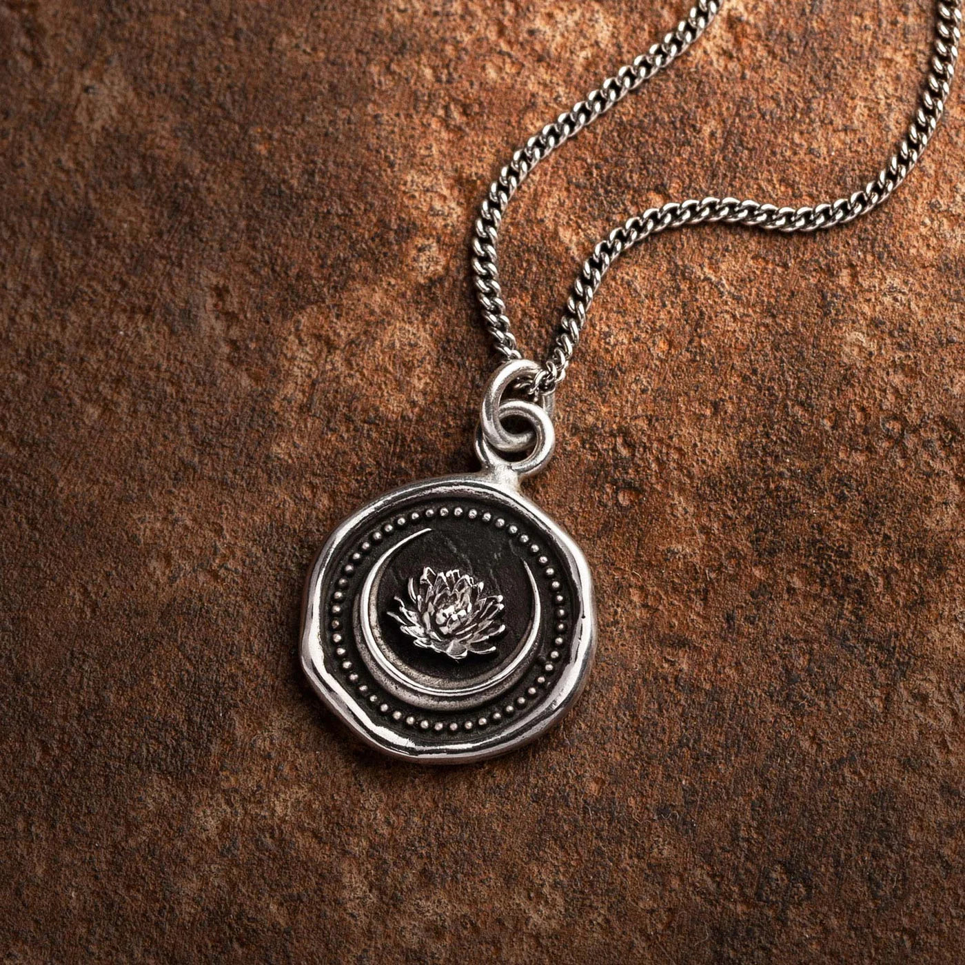 Lotus Flower Talisman Necklace