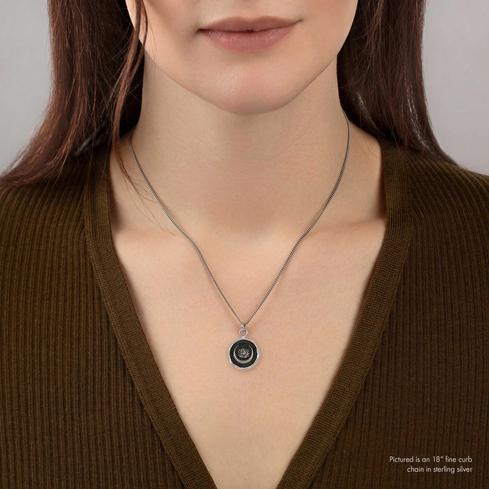 Lotus Flower Talisman Necklace