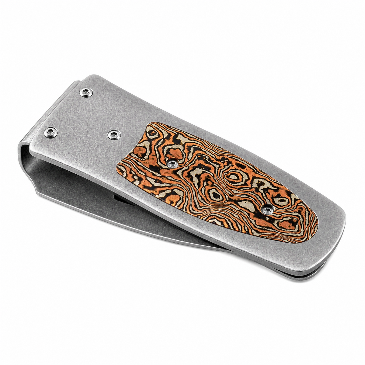 William Henry M4 Raindrops Money Clip