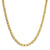 8mm 18K Gold Plated Stainless Steel Mariner Link Chain 22" NSTC0108G-22