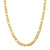 6mm 18K Gold Plated Stainless Steel Figaro Chain 22" NSTC0206G-22