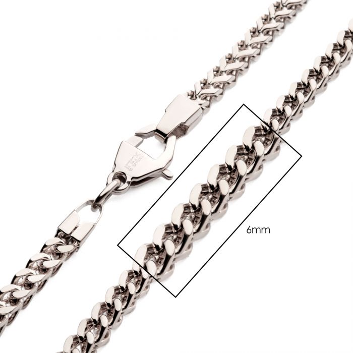 6mm Stainless Steel Franco Chain 22" NSTC0706-22