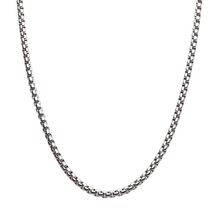 4mm Stainless Steel Bold Box Chain 20&quot; NSTC1304-20