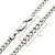 4mm Stainless Steel Classic Curb Chain 20" NSTC1604-20
