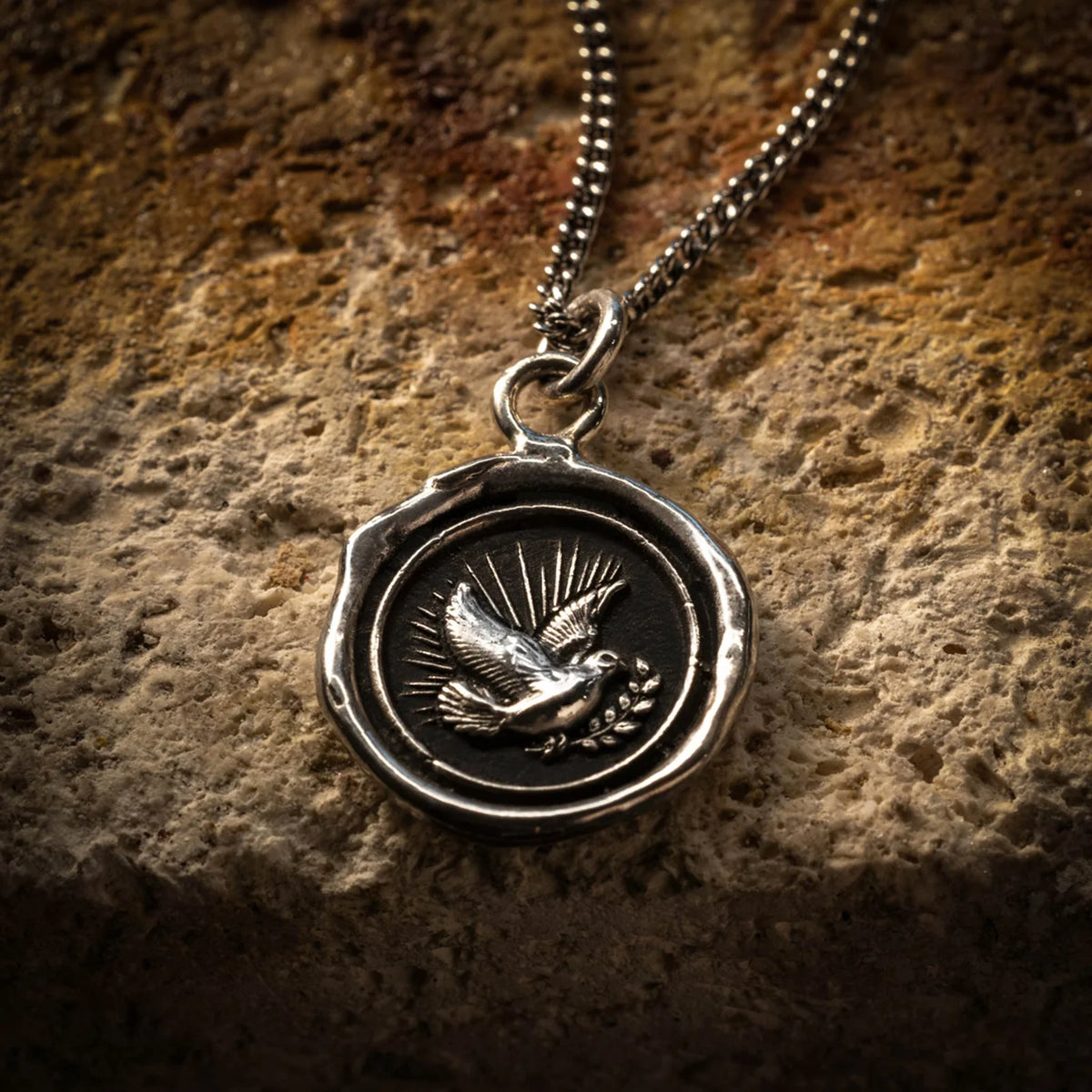 Peace Dove Talisman Necklace