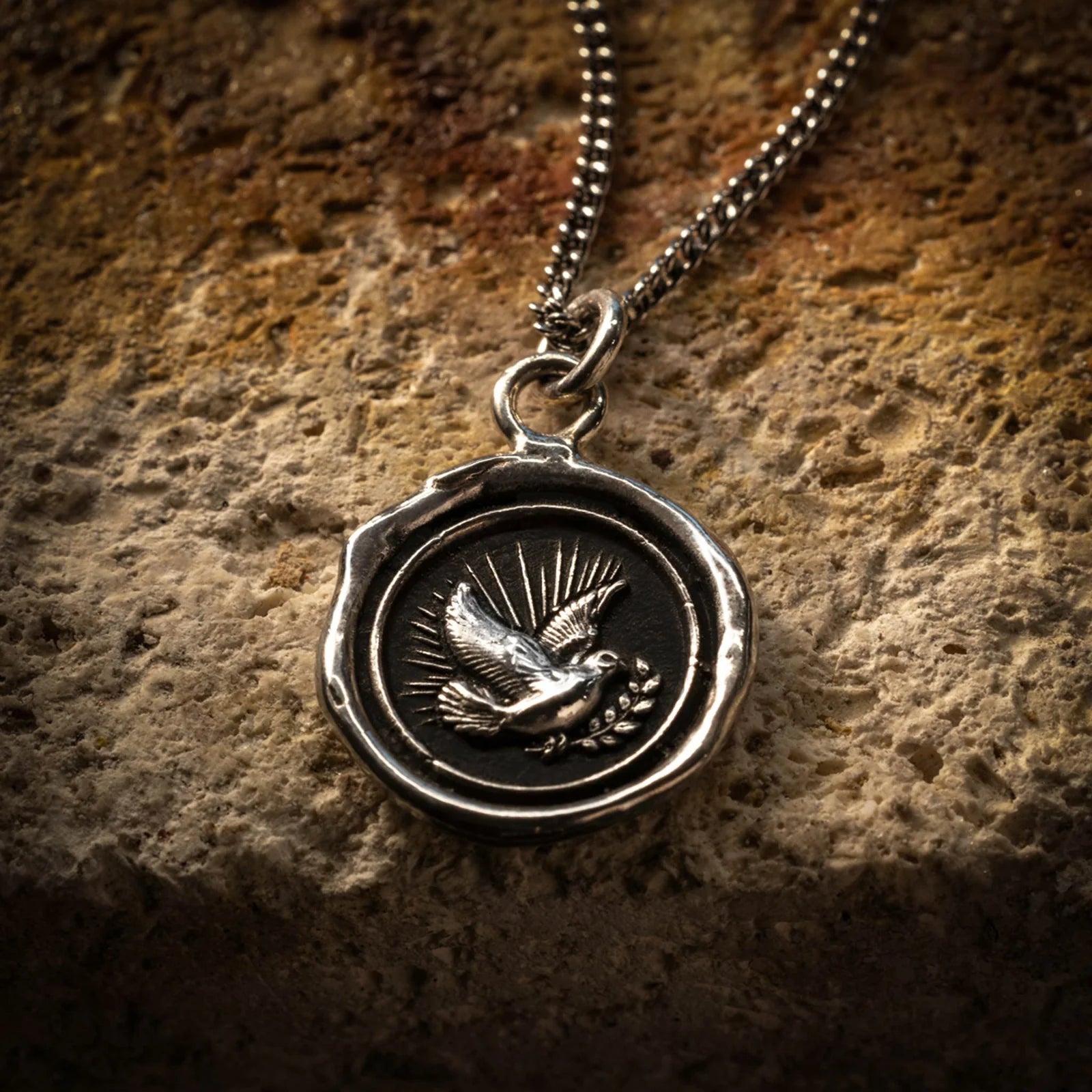 Peace Dove Talisman Necklace