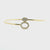 14K Yellow Gold 0.20cttw. Diamond Flexible Bangle Bracelet