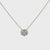 A. Jaffe 14K Yellow Gold 0.68cttw. Diamond Cluster Necklace