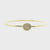 14K Yellow Gold 0.20cttw. Diamond Flexible Bangle Bracelet
