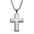 Stainless Steel Short Cross Pendant With Round Box Chain SSP22019NK
