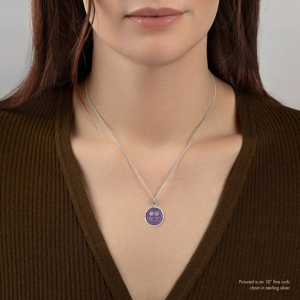 True Friends Mystic Violet True Colors Talisman Necklace