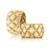 A. Jaffe 14K Yellow Gold 0.35cttw Diamond Quilted Wide Fashion Ring