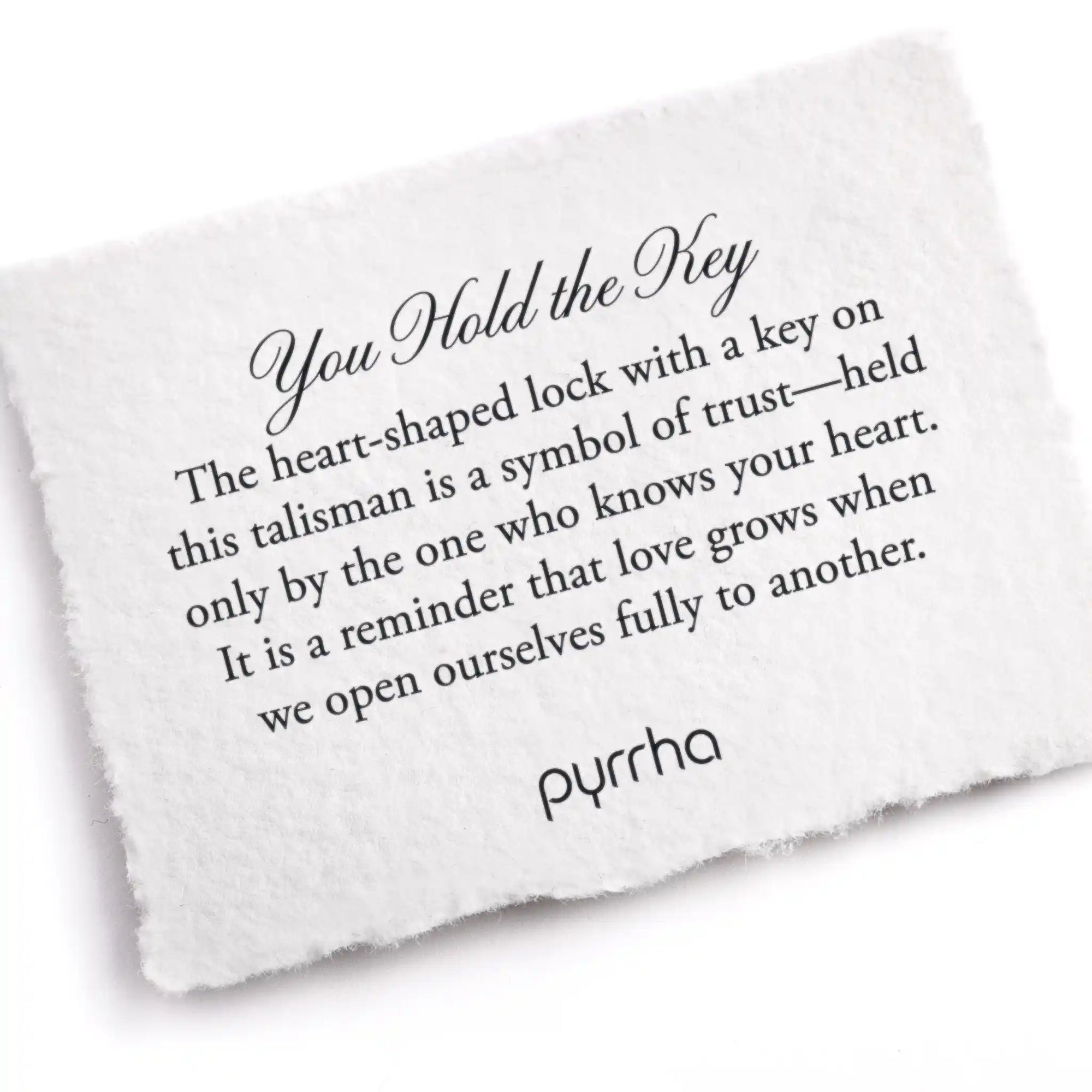 You Hold The Key Talisman Necklace