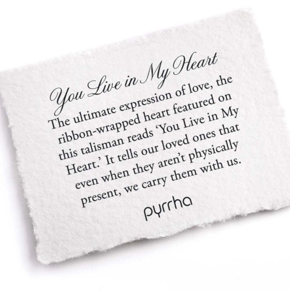 You Live in My Heart Talisman Necklace
