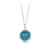 You Live in My Heart Capri Blue True Colors Talisman Necklace