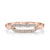 14K Rose Gold 0.12ct. Pave Diamond Open Link Fashion Ring