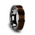 Thorsten Bokken Flat Tungsten Wedding Band w/ Black Walnut Wood Inlay & Polished Edges (6-10mm) W3755-TCBW