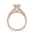 Mars Bridal Classic Cathedral Design w/ European Shank Diamond Engagement Ring 26562