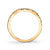 14K Yellow Gold 0.11ct. Curving Diamond Fashion Ring