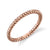 14K Rose Gold Twisted Stackable Fashion Ring