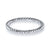 14K White Gold Twisted Stackable Fashion Ring