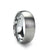 Thorsten Perseus Brushed Finish Rounded Tungsten Carbide Ring (4-10mm) W339-DBT