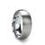 Thorsten Perseus Brushed Finish Rounded Tungsten Carbide Ring (4-10mm) W339-DBT