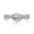 Mars Bridal Signature Infinity Twist Shank Diamond Engagement Ring 25475
